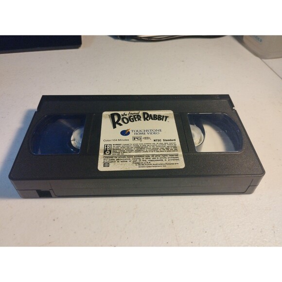 Vintage WHO FRAMED ROGER RABBIT VHS - Spielberg HOSKINS Christopher Lloyd - Picture 7 of 7